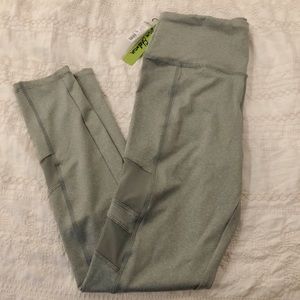 Sam Edelman Seafoam Green Mesh Leggings
